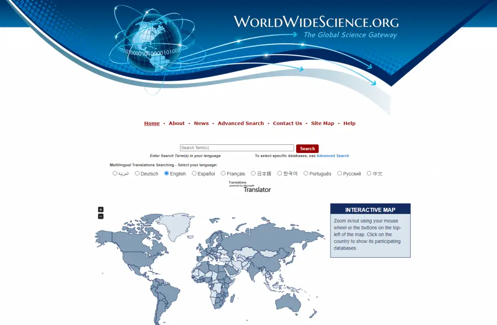 scientific papers search engine