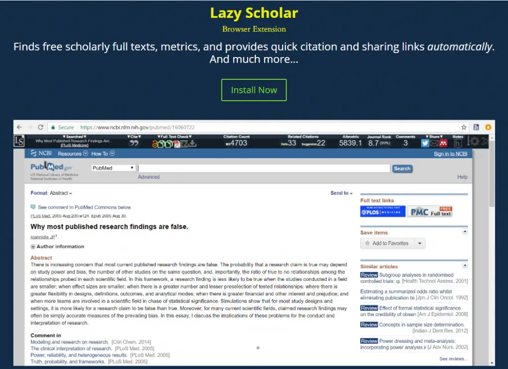 search engine for literature review