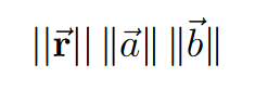 norm symbol in LaTeX