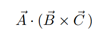 dot product in LaTeX