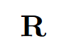 real number symbol in LaTeX