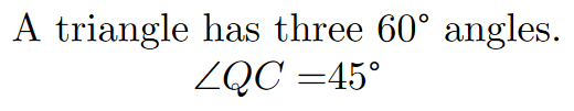 degree symbol in LaTeX