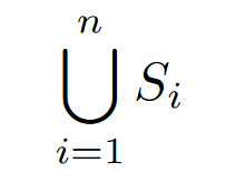 union symbol in LaTeX