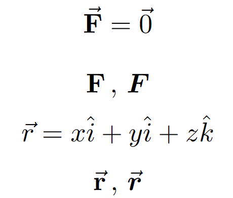 vector in LaTeX