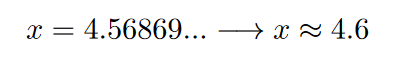  approximate symbol in LaTeX