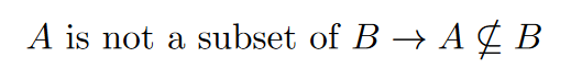 Subset In Latex 