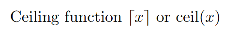 Floor Symbol In LaTeX : Images created with LaTeX by the author.