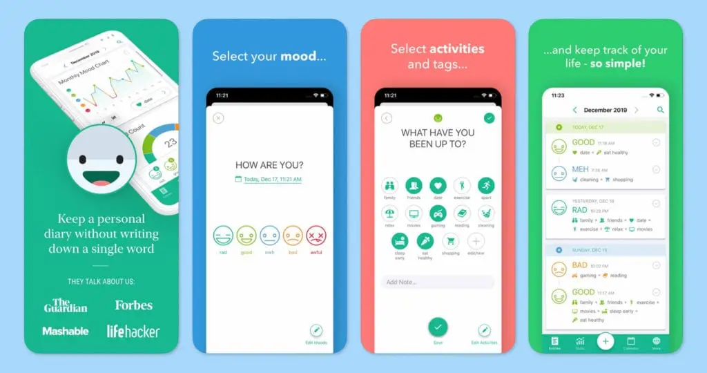 Mental Health Apps : Credits: Daylio