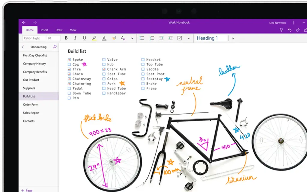 Best Note-Taking App For Academics : Credits: Microsoft