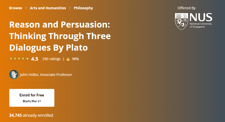 Online Courses for Persuasions : Credits: Coursera