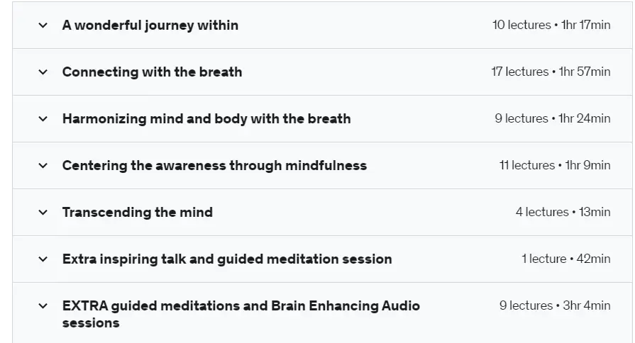 Online Courses for Meditation : Credits: Udemy