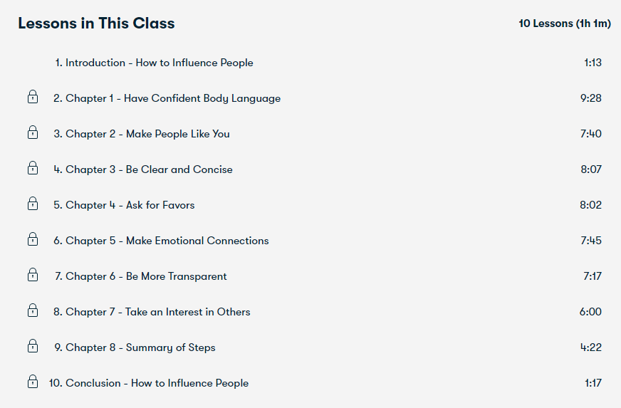 Online Courses for Persuasions : Credits: Skillshare