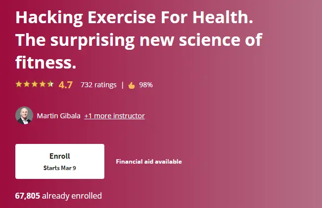 Online Courses for Fitness : Credits: Coursera