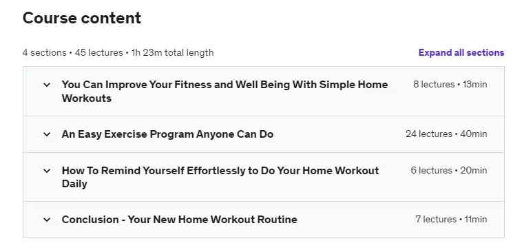 Online Courses for Fitness : Credits: Udemy