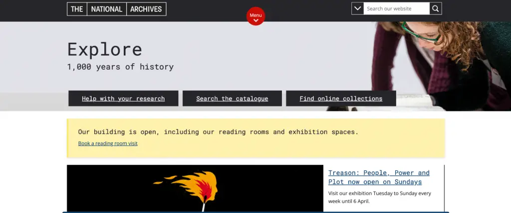 Deep Web for Academic Research : Credits: UK National Archives