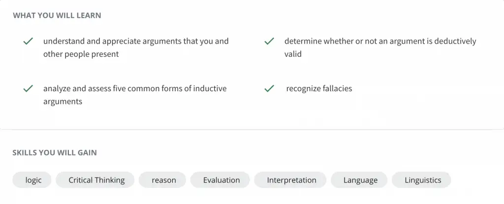 Online Courses for Critical Thinking : Credits: Coursera