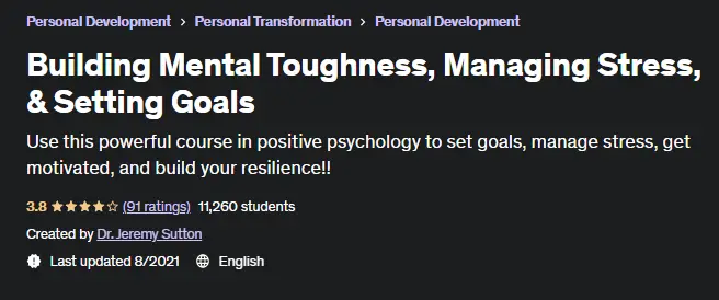 Online Courses for Mental Toughness : Credits: Udemy