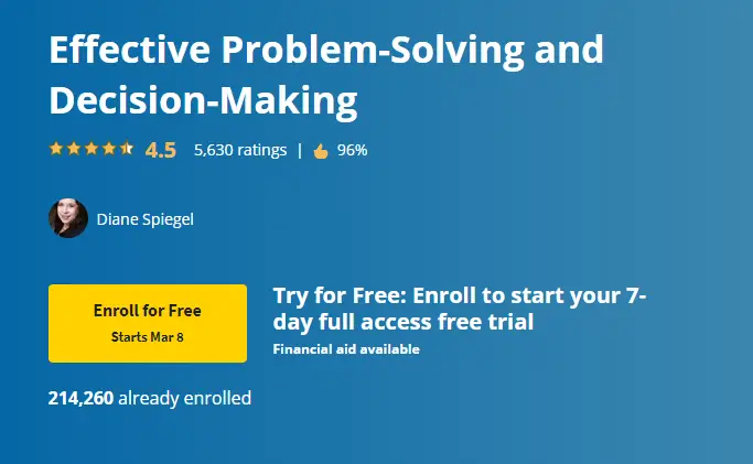 Online Courses for Problem Solving : Credits: Coursera
