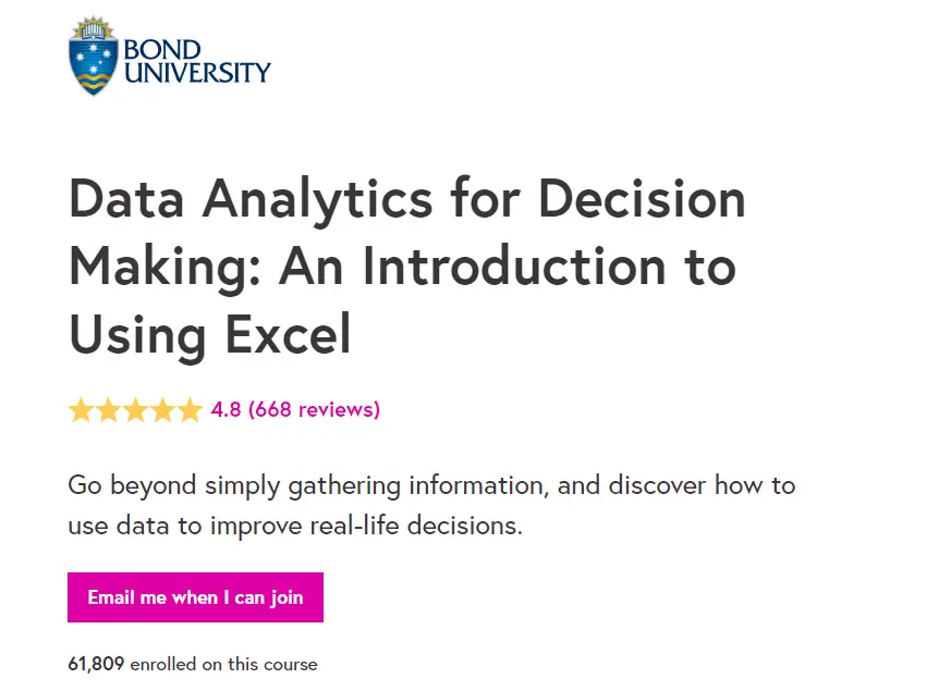 Online Courses for Research Analytics : Credits: Future Learn