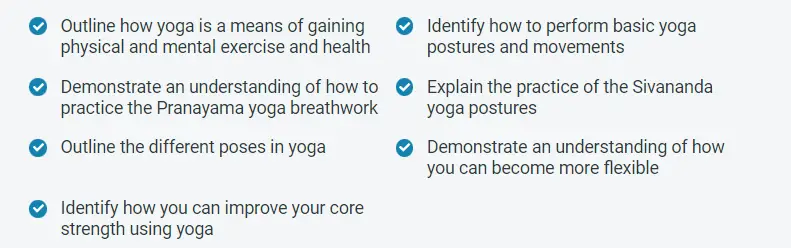 Online Courses for Yoga Beginners : Credits: Alison