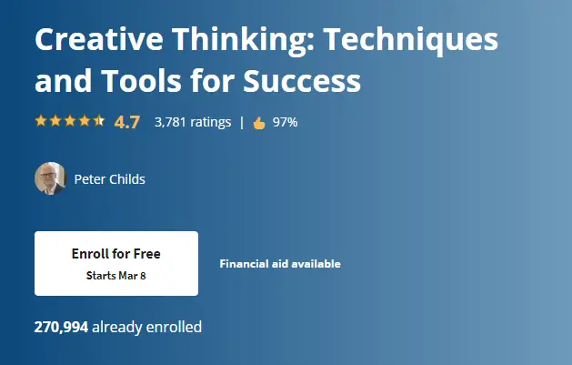 Online Courses for Problem Solving : Credits: Coursera