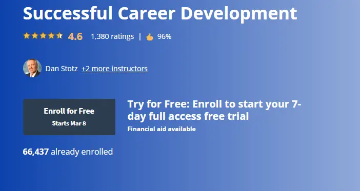 Online Courses for Career Management : Credits: Coursera