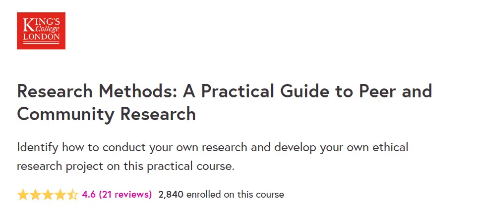 Online Courses for Research Planning : Credits: Future Learn