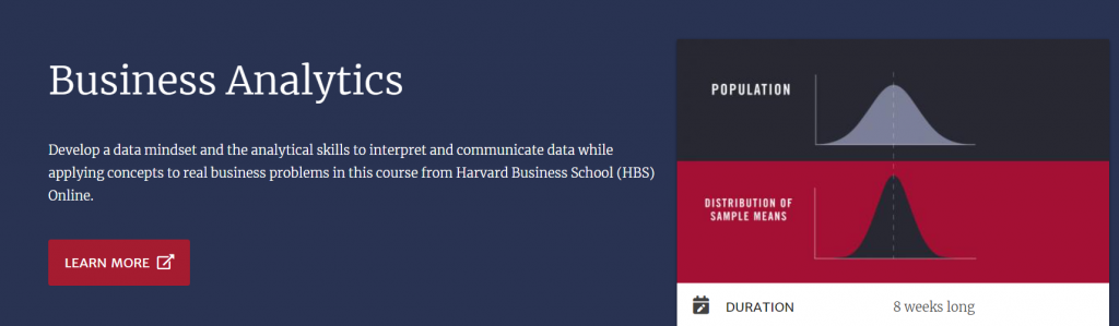 Online Courses for Research Analytics : Credits: Harvard