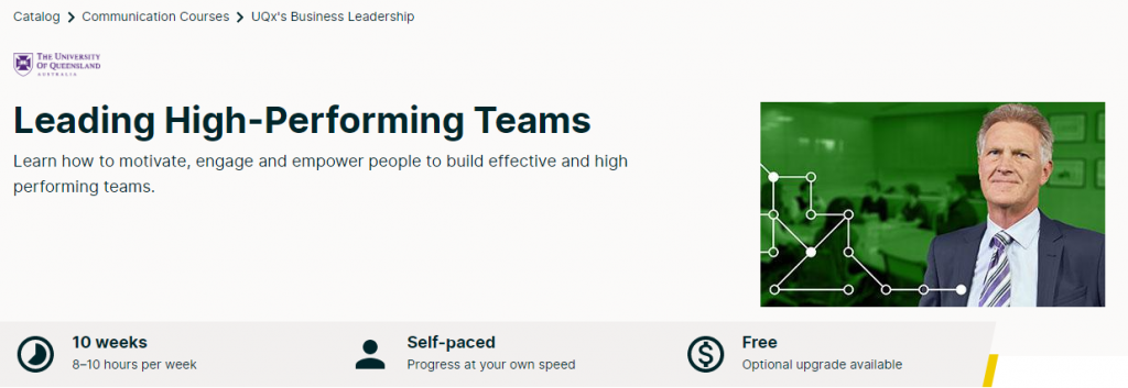 Online Courses for Team Building : Credits: edX