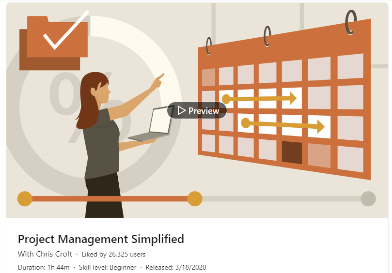 Online Courses for Research Project Management : Credits: LinkedIn Learning