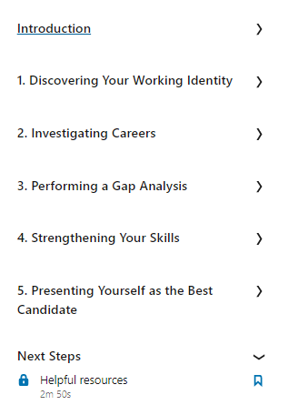 Online Courses for Career Management : Credits: LinkedIn Learning