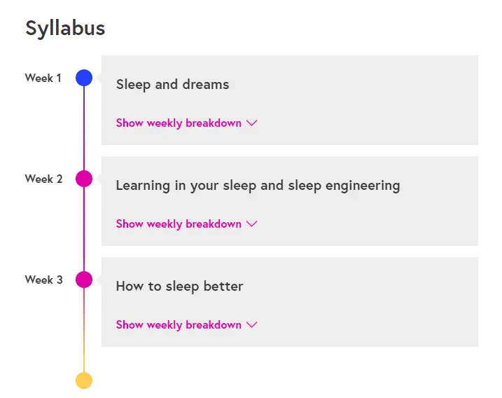 Online Courses for Better Sleep : Credits: Future Learn