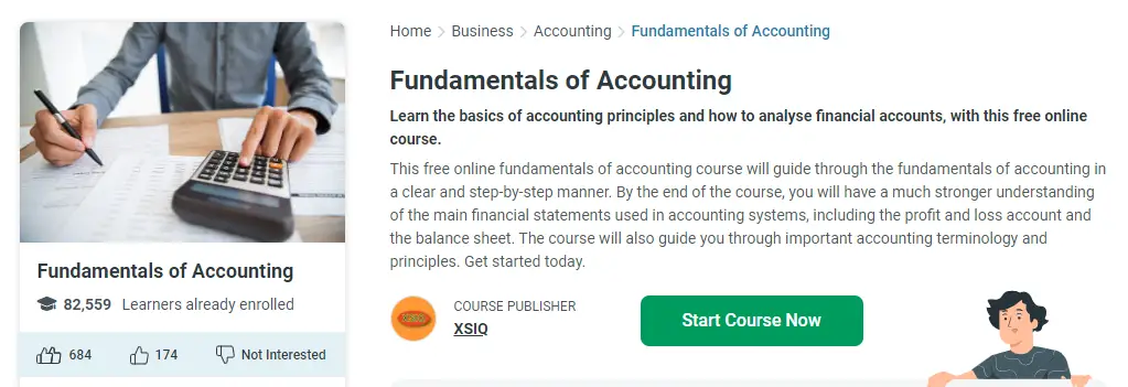 Online Accounting Courses : Credits: Alison