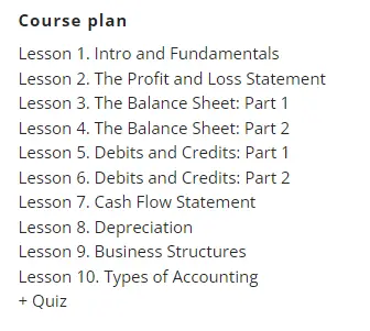 Online Accounting Courses : Credits: Highbrow