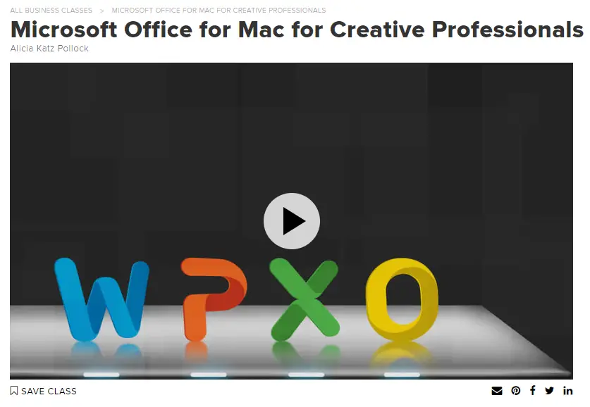 Best Microsoft Office Courses : Credits: CreativeLive