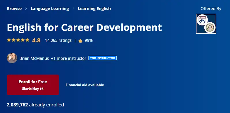 Best Online English Courses : Credits: Coursera