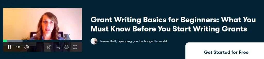 Grant Writing Courses : Credits: Skillshare