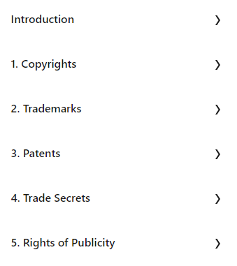 Online Courses for Intellectual Property : Credits: LinkedIn Learning