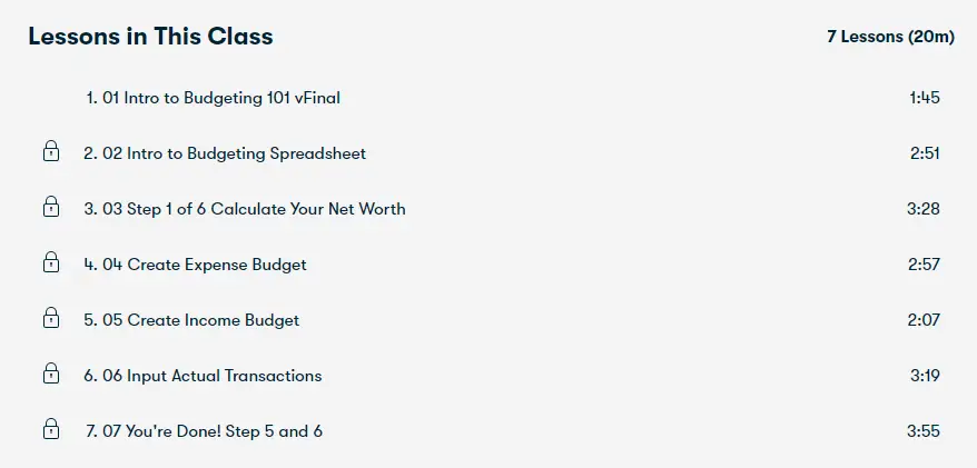 Online Courses for Planning & Budgeting :Credits: Skillshare
