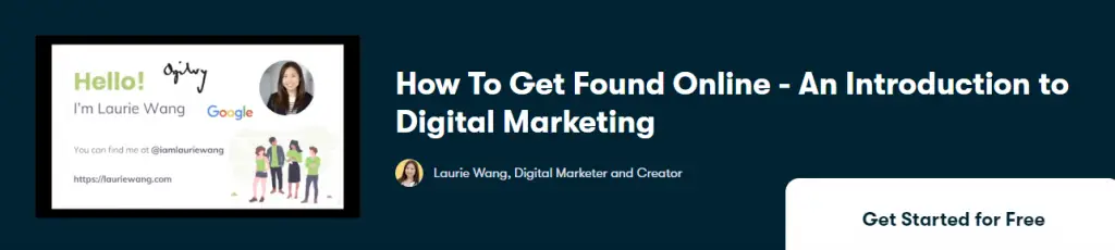 Online Courses for Digital Marketing : Credits: Skillshare