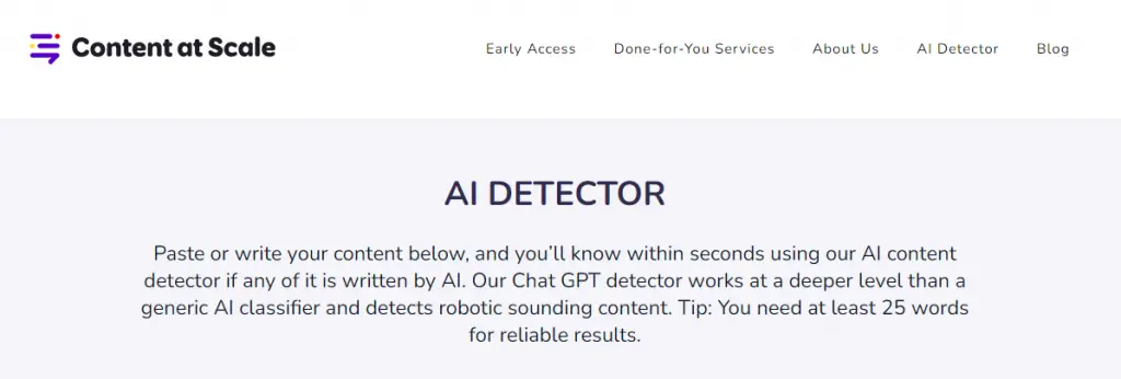 Best AI Detection Tools : Credits: Content at Scale