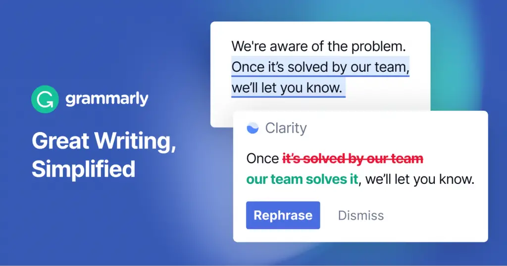 Best Jasper AI Alternatives  : Credits: Grammarly