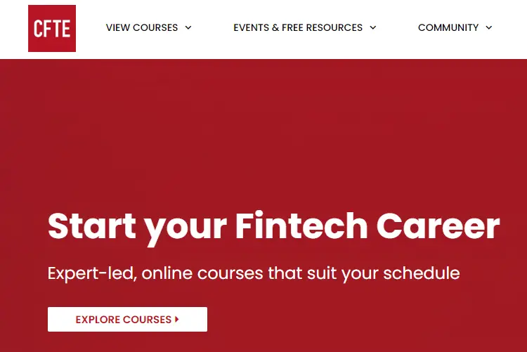 Online Courses for Fintech 