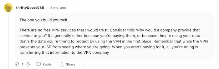 Best Cheap VPN Reddit Users Recommend : Credits: Reddit