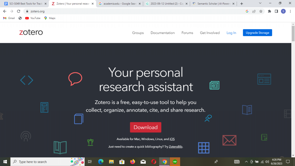 Best Tools for Tracking Research Impact and Citations : Credits: Zotero