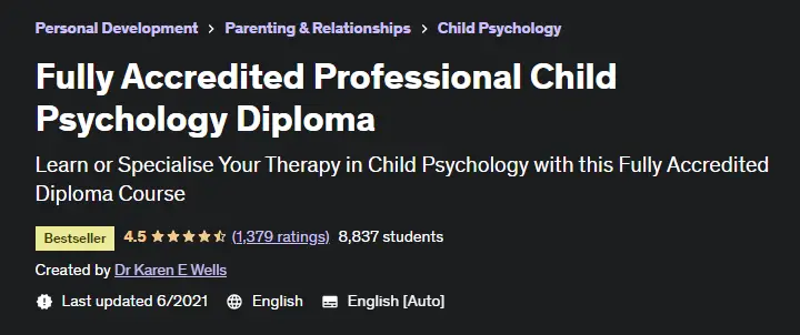 Online Courses for Child Psychology : Credits: Udemy