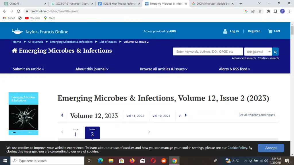 Credits: author@scijournal, High Impact Factor Journals in Virology,