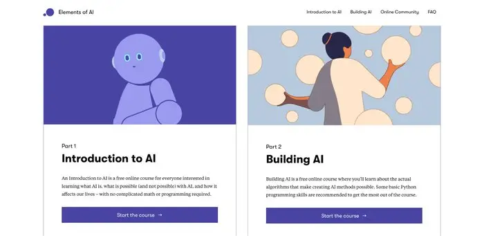 Online Courses for Artificial Intelligence : Credits: Elements of AI