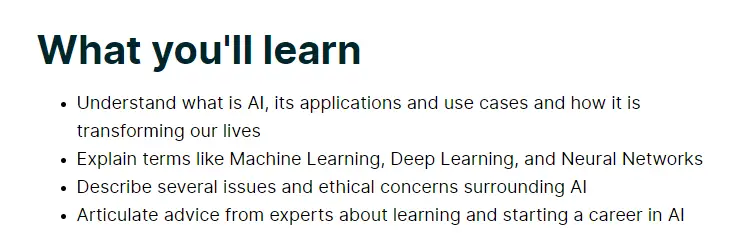 Online Courses for Artificial Intelligence : Credits: edX