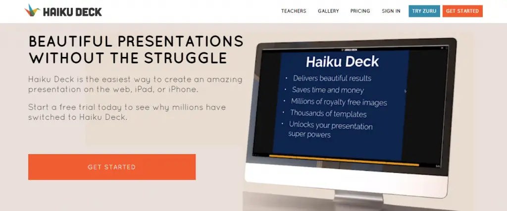 Credits: Haiku Deck, Best Academic Presentation Tools